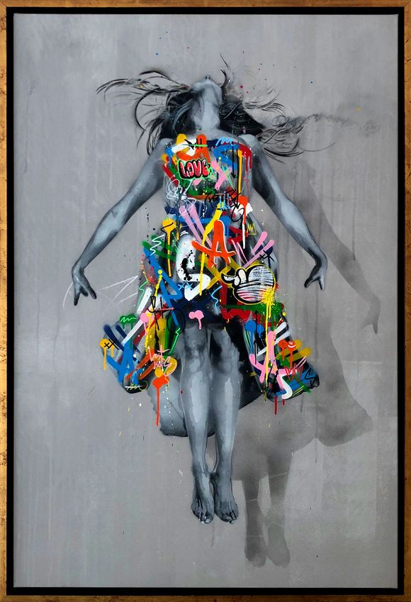 Martin Whatson "fix the sky" Artwork on canvas