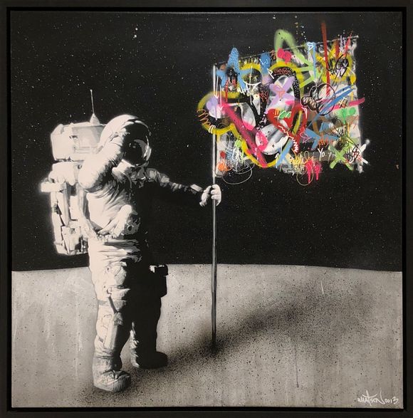 Martin Whatson "one small step" Artwork on canvas