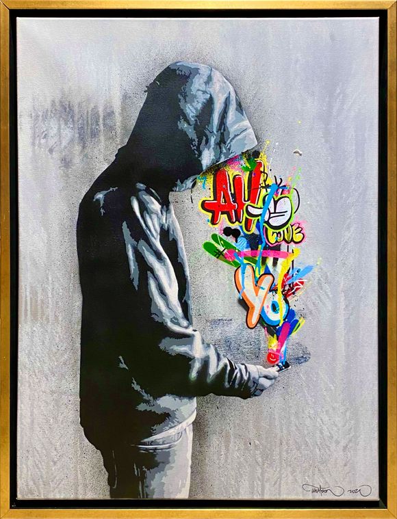 Martin Whatson "Connection" Artwork on canvas