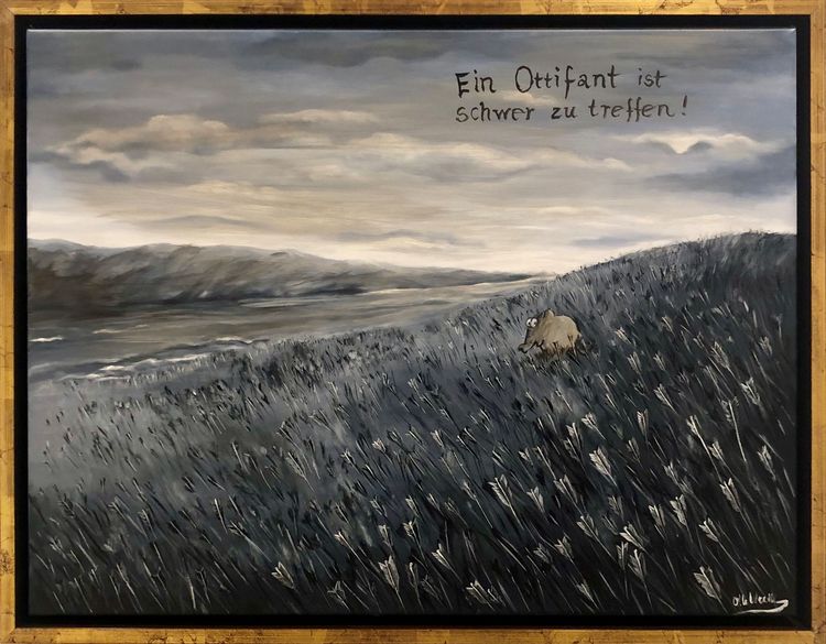 Otto Waalkes Bild: Ein Ottifant ist schwer zu treffen Otto Waalkes Bild: Ein Ottifant ist schwer zu treffen