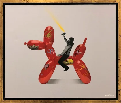 Kunstrasen Stencil Art "Art-Rodeo"