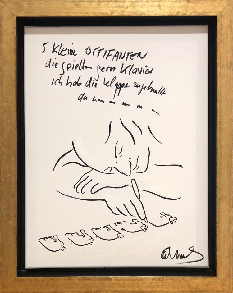 Otto Waalkes Picasso Gemälde Otto Waalkes Picasso Gemälde
