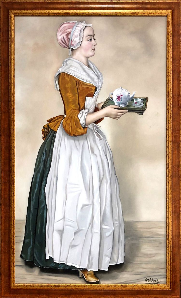 Otto Waalkes Gemälde "Das Ottifantenmädchen"