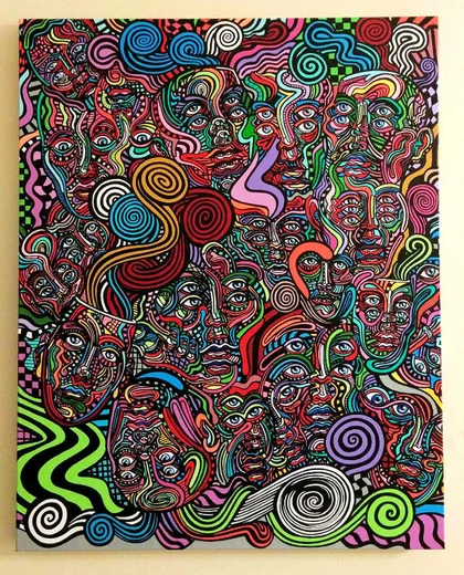 Pop Art Gemälde Blake Chamberlein