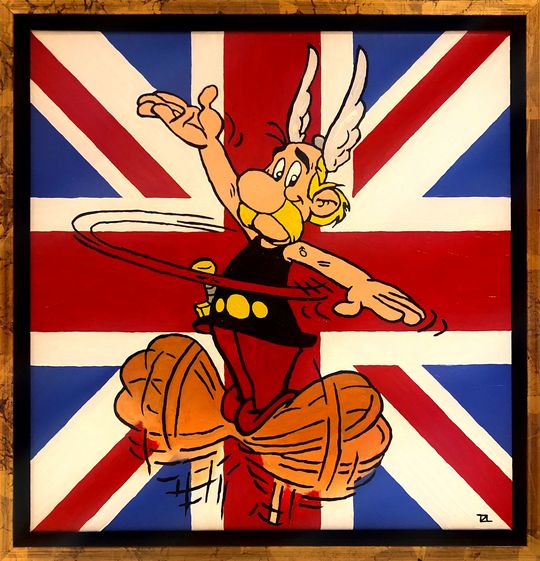 Asterix on Union Jack