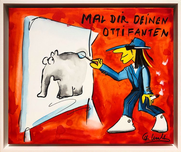 Otto Waalkes Bild - Mal Dir Deinen Ottifanten Otto Waalkes Bild - Mal Dir Deinen Ottifanten