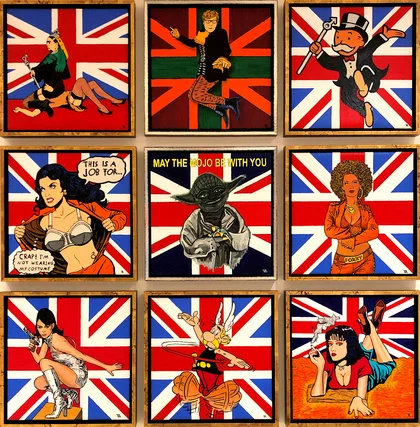 Auropelli Union-Jack Art