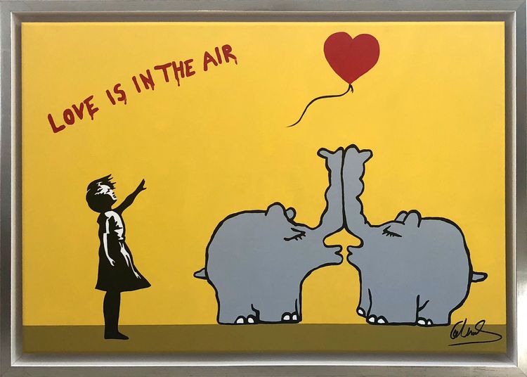 Otto Waalkes Banksy Ballon Girl Otto Waalkes Banksy Ballon Girl
