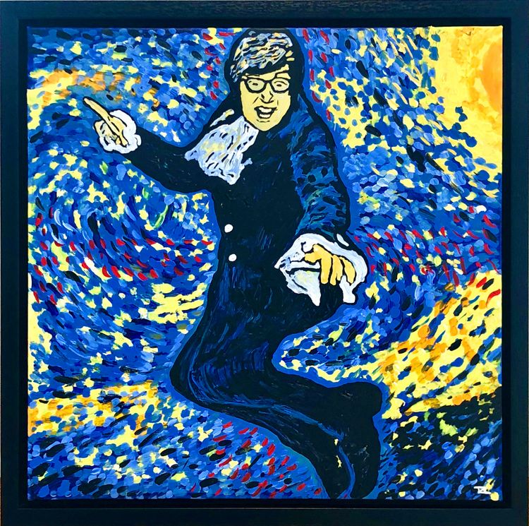 Austin Powers Van Gogh Hommage