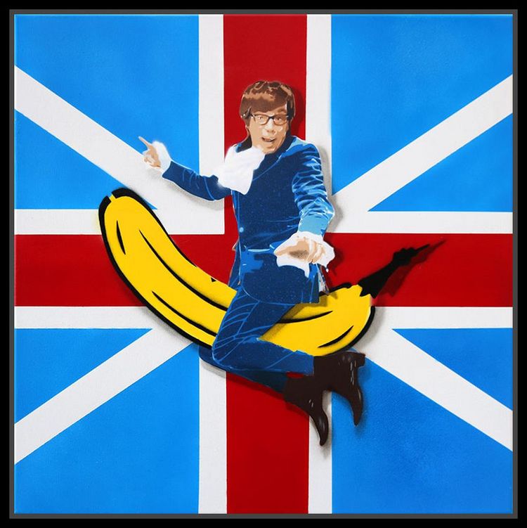Austin Powers by Bananensprayer Tomas Baumgärtel