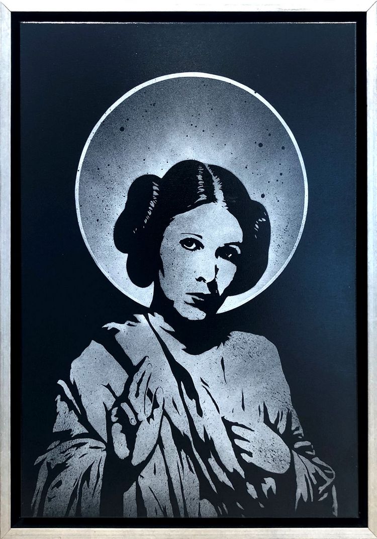Leia Mona - FAKE Stencil