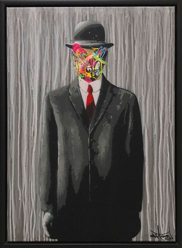 Martin Whatson "son of man" Artwork on canvas