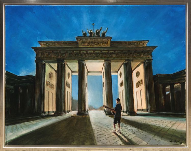 Otto Waalkes Gemälde "One Morning in Berlin"