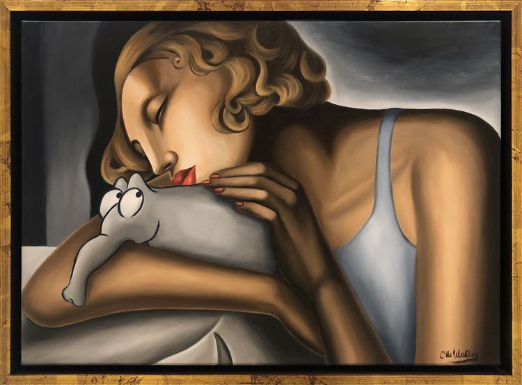 Otto Waalkes Gemälde Pillow Talk