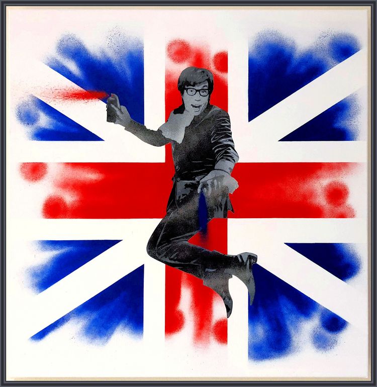 Jumping Austin Powers by Kunstrasen