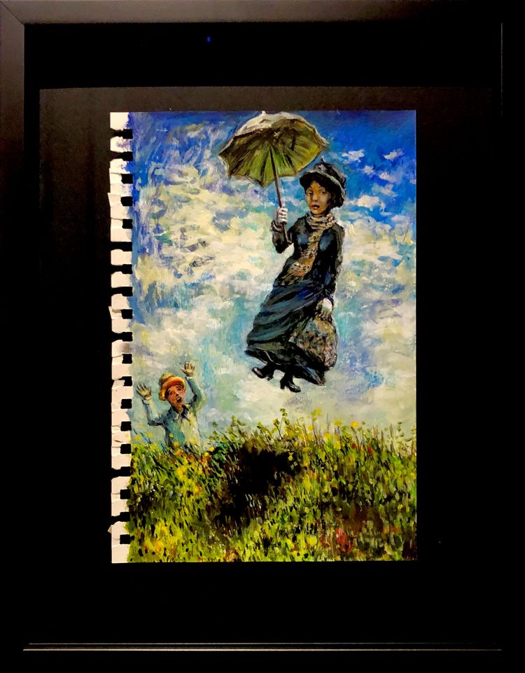PEZ Sketch Monet Poppins
