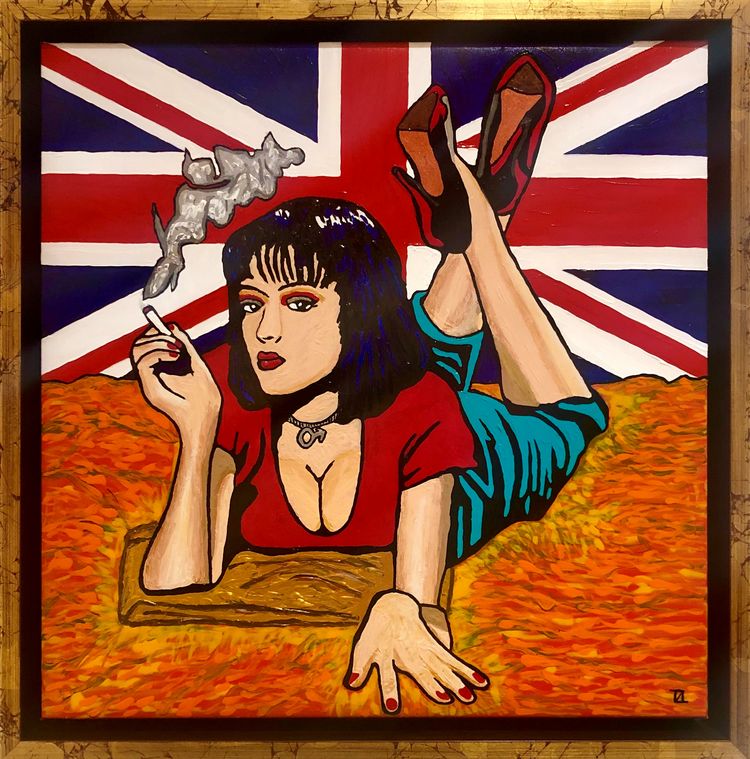 Mia Wallace on Union Jack